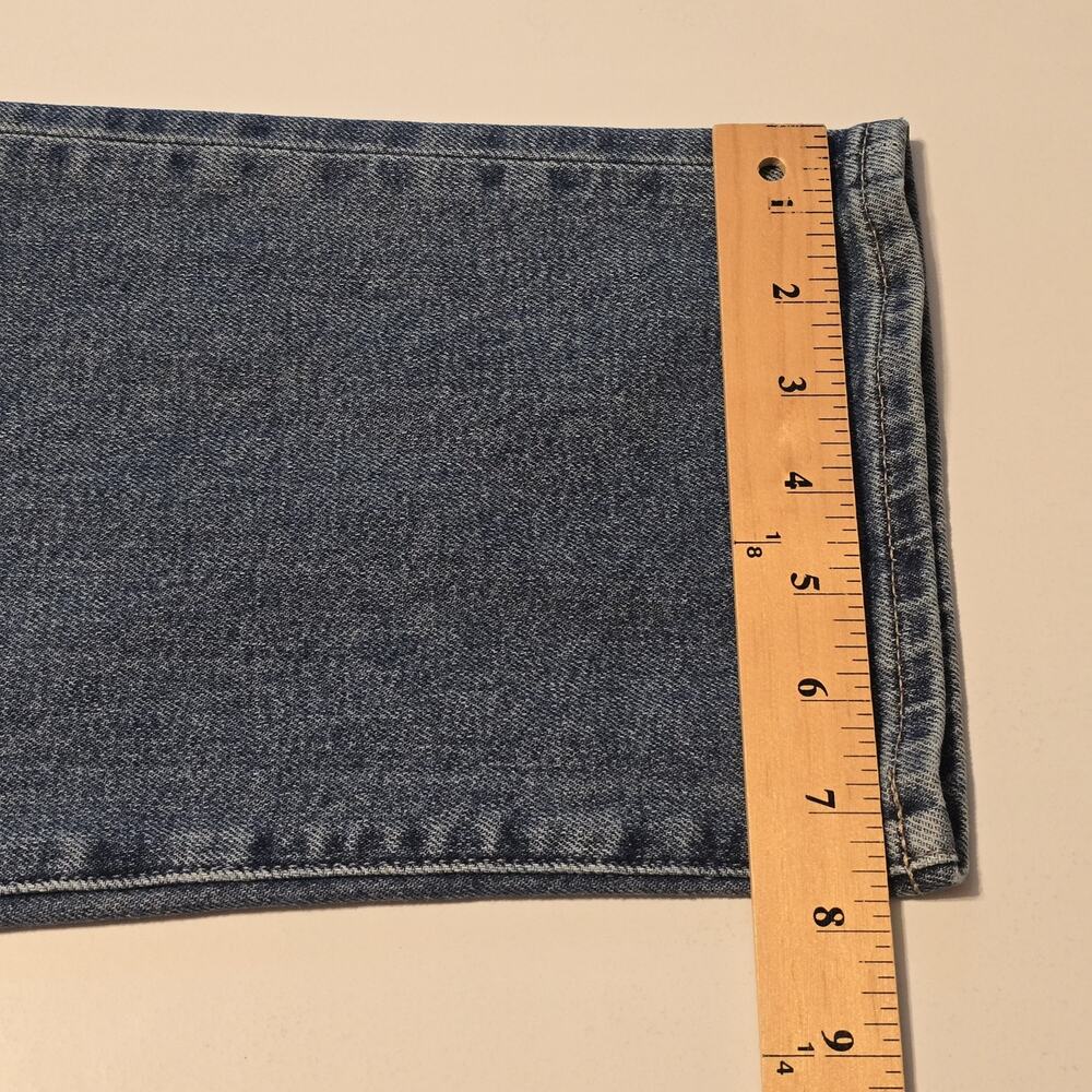 J Crew Factory Essential Straight Jean Womens 32 Blue Medium Wash Stretch Denim - Picture 13 of 13